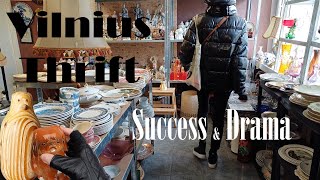 Thrifting & Vintage Shopping in Vilnius 🇱🇹 A bit of Drama😨Come Thrift with me! | ft. HAUL