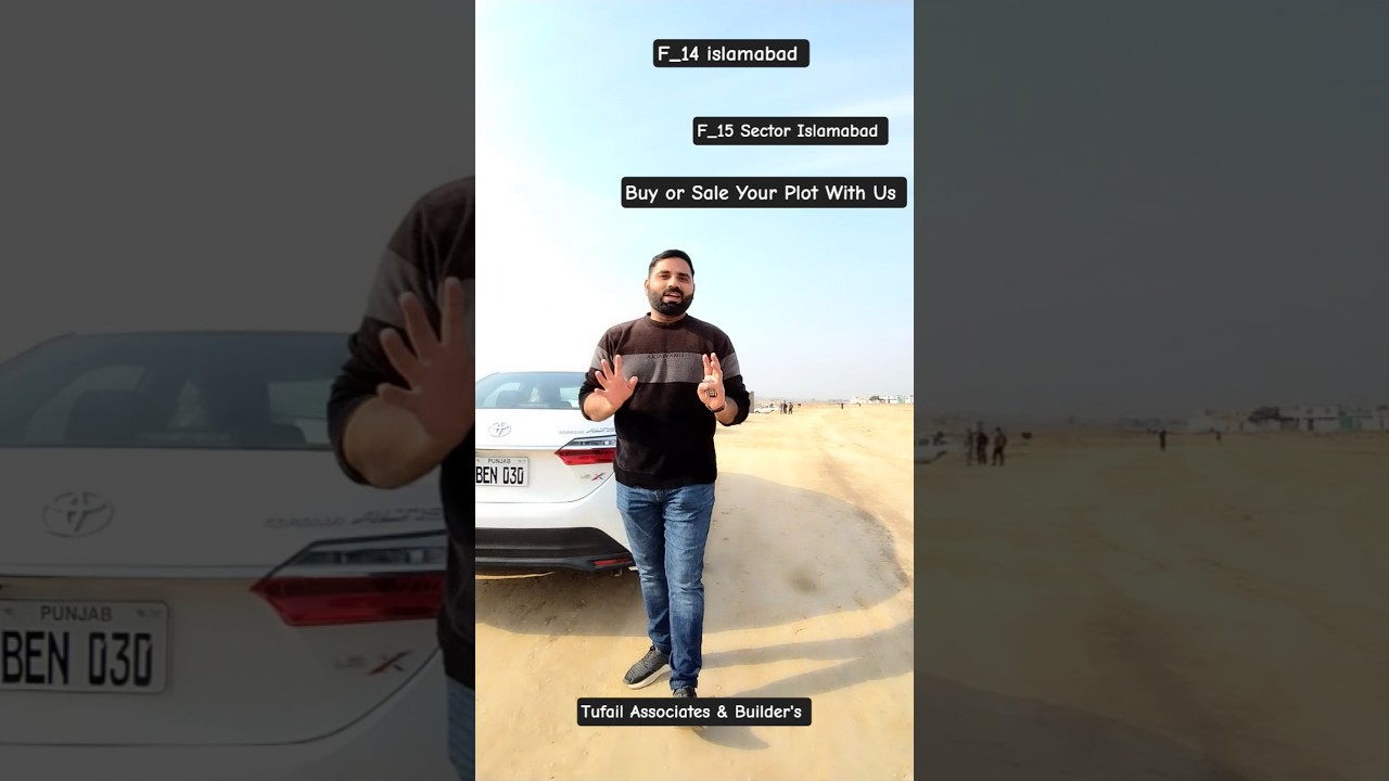 F-14 Service Road Plots Available For sale 