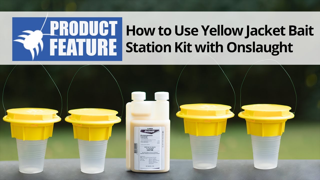 Yellow Jacket Bait Station Kit with Onslaught