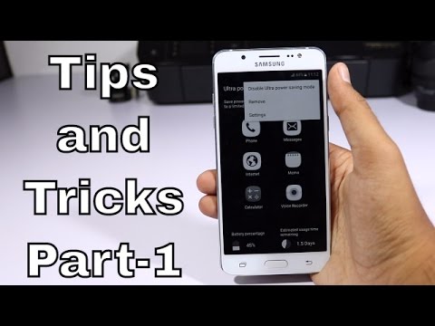 Tips, Tricks And Hidden Features Of Samsung Galaxy J2, J3, J5 And J7 (2016) [Part - 1]