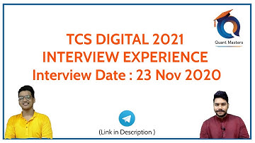 TCS DIGITAL 2021 Interview Experience | 23 Nov 2020 | IT Student #tcsdigital #interviewexperience