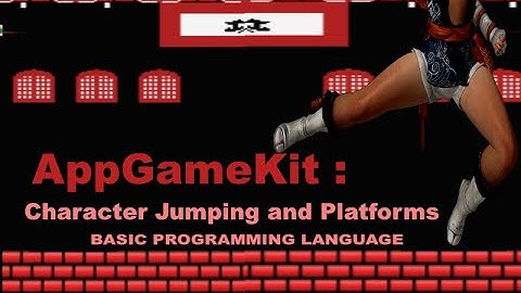 AppGameKit Tutorial 4 - Character Jumping and Platforms
