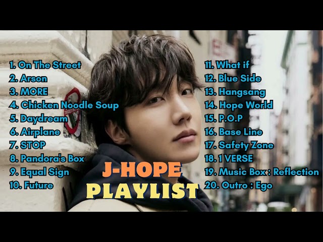 j-hope Playlist ~ j-hope of BTS Best Songs🫶💜💜 class=