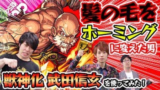 【モンスト】毛髪を代償にしたホーミングが強い！獣神化武田信玄を使ってみた！