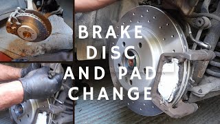 2017 E220 Mercedes Brake disc and pad change