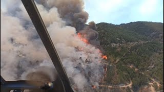 Авиация МЧС Беларуси тушит пожары в Турции