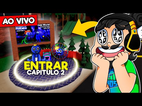 LIVE ON🔴] ROBLOX RAINBOW FRIENDS CAPITULO 2! JOGANDO COM OS INSCRITOS AO  VIVO 