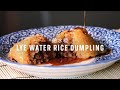 Lye Water Rice Dumpling (aka. Alkaline Rice Dumpling) Recipe (鹼水糭) with Papa Fung