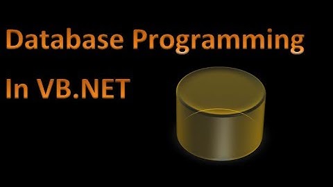 Databases and VB.Net tutorial 07: Access DataTables rows and fields programmatically - Part 1