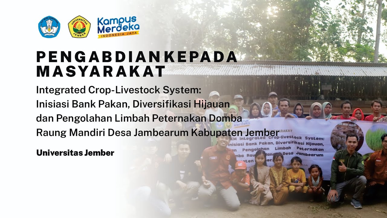 Pengabdian Kepada Masyarakat | Integrated-Crop Livestock System | Universitas Jember