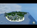 Minecraft Timelapse - Crystal Island Summer Resort