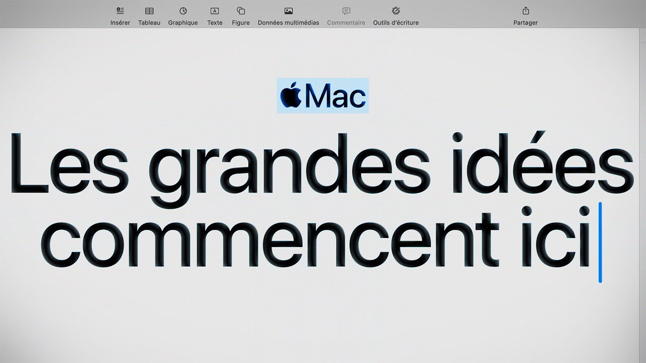 Les grandes idées commencent sur Mac | Apple
