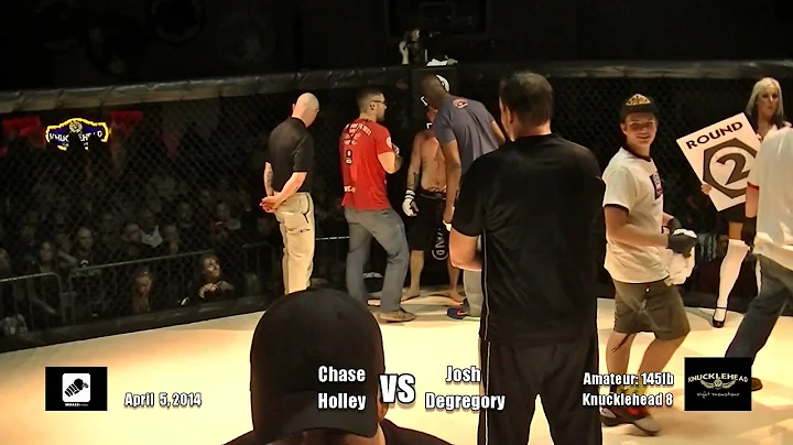 145lb  Chase Holley vs Josh Degregory