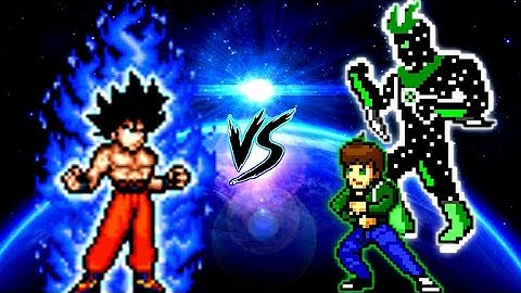 Son Goku DBS V7 OP (all form) VS Ben 10 Ultimate Alien V2 OP (all form) in Jump Force Mugen