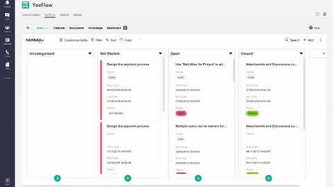 Inside of Yeeflow Coment Lists