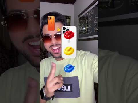 iPHONE 17 PRO MAX COSMIC ORANGE🧽🔥#colormixing #filterchallenge #funny #brainrot #fyp #memes thumbnail