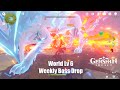 Genshin Impact - Weekly Boss Level 84 World lv 6 Drop Test - New Event Showcase