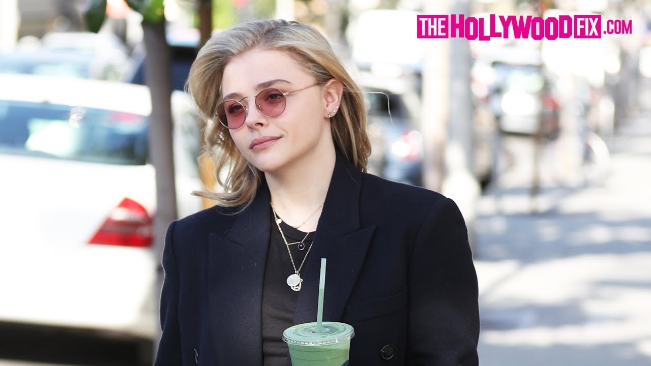 Chloe Moretz Goes Sunglasses Shopping On Valentine's Day At Oliver