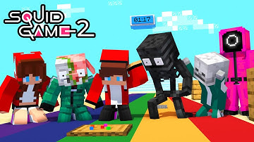 JJ and Mikey Play SIX LEGS SQUID GAME 2 - Maizen Minecraft Animation