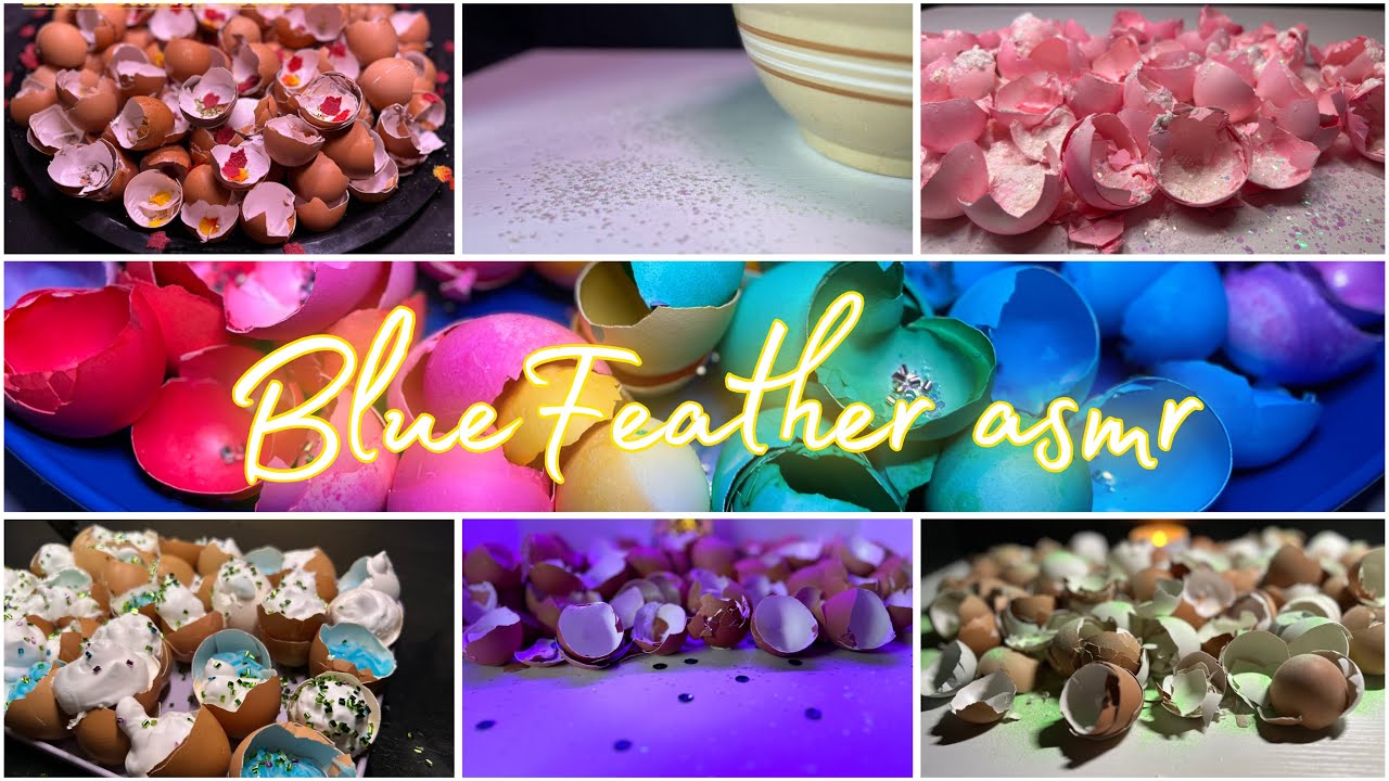 Asmr Eggshell Crunchy Crush Extended Compilation 🥚💖🌈