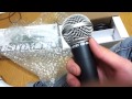 CUSTOMTRY  CM-20 ボーカルマイクの開封動画