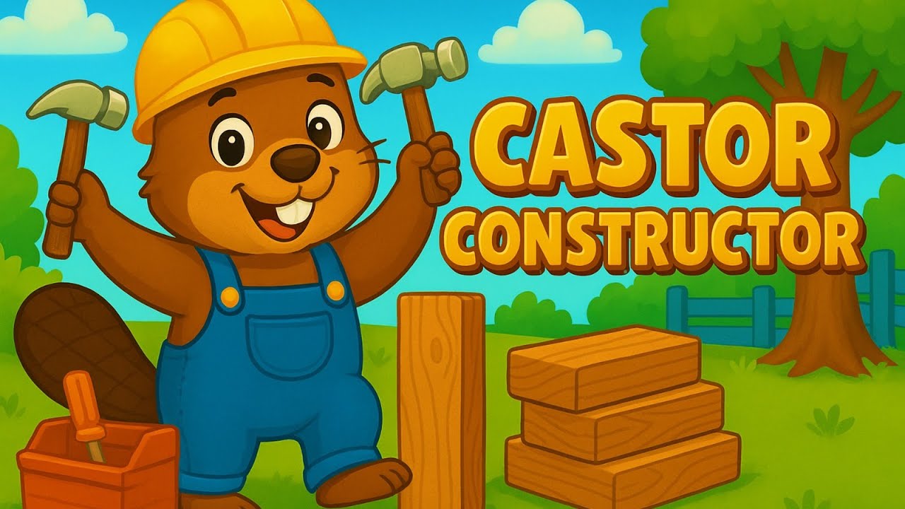 El Castor Constructor🎵  Canciones Infantiles Educativas y Divertidas para Niños