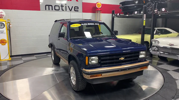 1987 Chevrolet S10 Blazer for Sale at MAXmotive - U0558