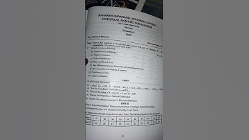[2022] Mdu m.com 1st semester.          statistical analysis for business question paper.