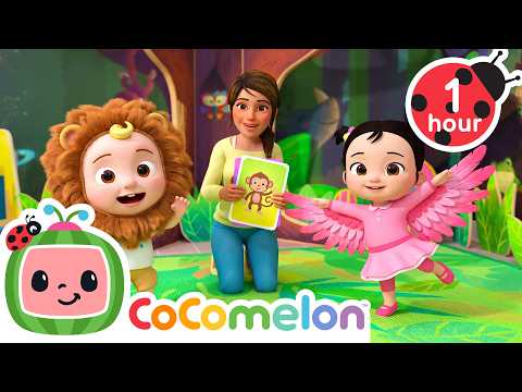 JJ’s Animal Guessing Game! 🦁 Can You Guess the Animal? | Cocomelon | Kids Dress Up Fun