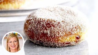 Professional Baker Teaches You How To Make JELLY DONUTS!