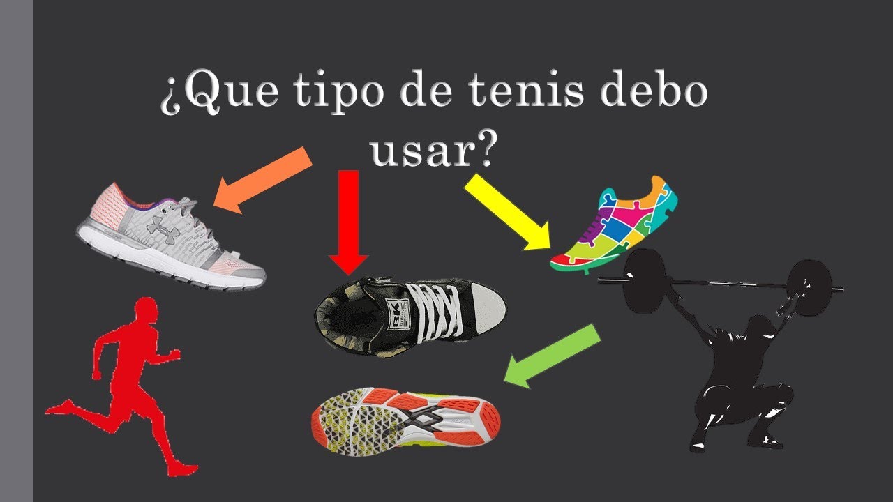 Diferencia entre tipos tenis - (training), Correr(Running) y casuales -