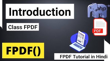 PHP PDF Using FPDF Library || How to Make PDF Invoice Using FPDF || FPDF Tutorial in Hindi