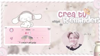 ⪩⪨  ³³  Crea desde cero el widget reminder de iPhone [ tuto ]  ˖ ִ 🧸 ۫  ꜝꜞ  ♡ | bon_min 𔒋 screenshot 2