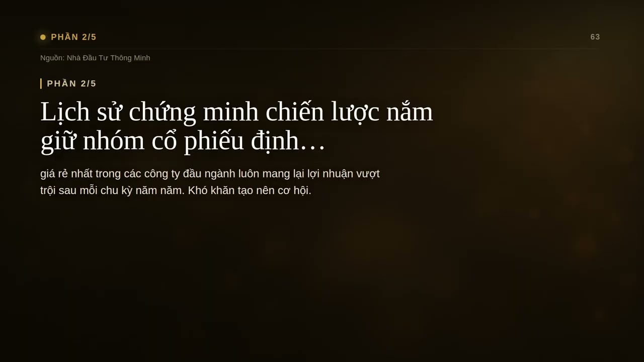 Video Nhà Đầu Tư Thông Minh
