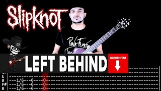 【SLIPKNOT】[ Left Behind ] cover by Masuka | LESSON | GUITAR TAB Resimi