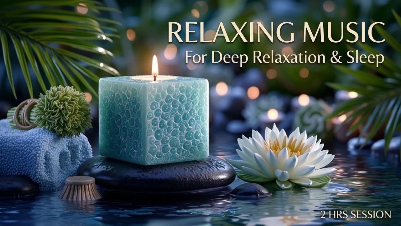 Deep Sleep Music for Stress Relief & Calming Relaxation ~ Gentle Piano ...