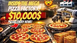 🤯 Inside the Mega Pizza Factory – 10,000 Pizzas Made Every Hour! 🍕🏭 | Smart Factory