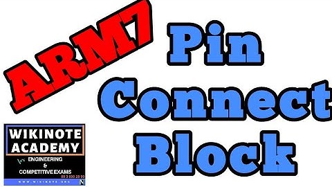 Pin Connect Block of ARM7 based LPC2148 | AP | 2015 Course | TE E&TC | SPPU
