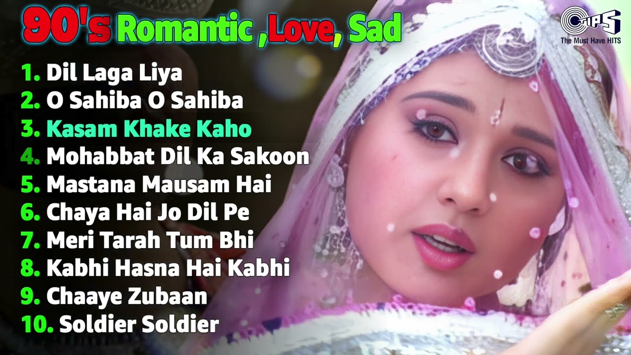 90s Romantic Love & Sad Songs | Bollywood Audio Jukebox | Kumar Sanu, Alka Yagnik, Udit Narayan Hits