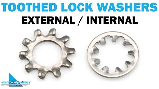 Toothed Lock Washers - External & Internal | Fasteners 101 by Albany County Fasteners 38,949 views 3 years ago 1 minute, 27 seconds