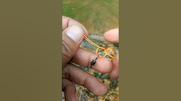 how to tie a PALOMAR KNOT - Easy and Strong #fishing #mancing #knot #knottying #knotting #squareknot