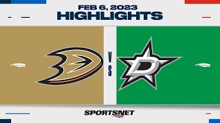 NHL Highlights | Ducks vs. Stars - February 6, 2023