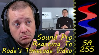 Pro Sound Guy Reacts To Rodes Timecode Video