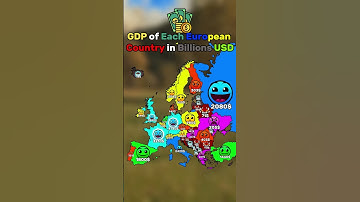 GDP of each european country #history #europe #geography #map #mapping