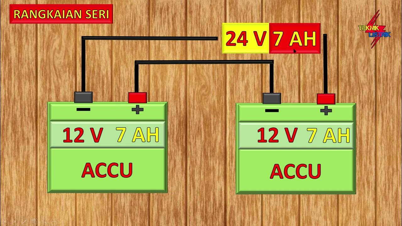 CARA MERANGKAI AKI SERI DAN PARALEL - YouTube