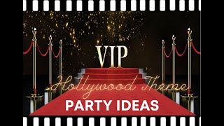 Oscars Party Ideas - Red Carpet Party Decorations - Hollywood Birthday Party  Ideas 
