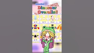 Cute Dinosaur Overalls in Bud!!😱😱 @budcreate #avatarworld #bud #budcreate #budgame