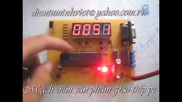 Mạch đếm sản phẩm giao tiếp pc