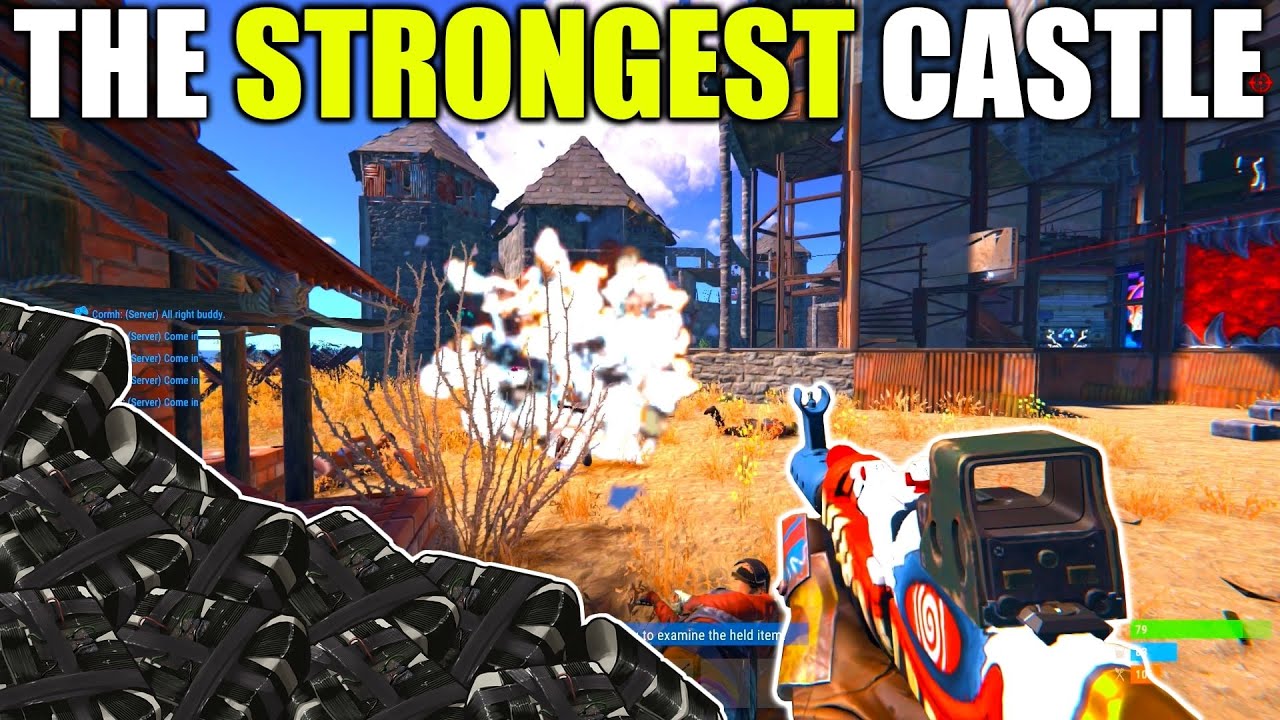The STRONGEST Castle Base in Rust Console Edition - YouTube