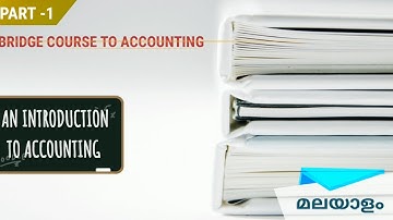 Bridge course to accounting. part 1: AN INTRODUCTION TO ACCOUNTING. Part:1